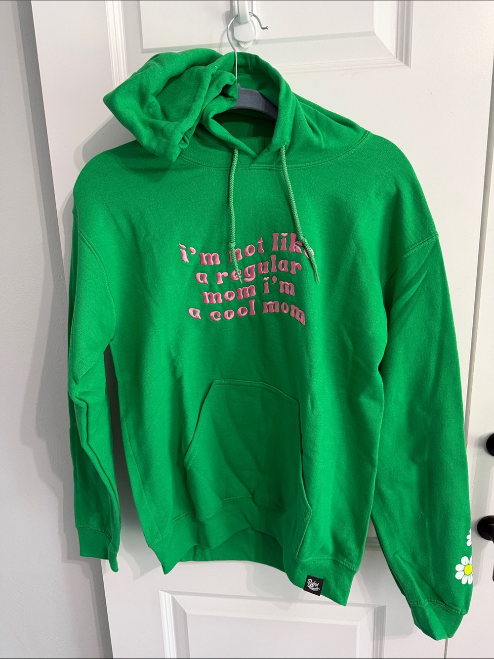 Green Graphic Hoodie - "I'm Not Like a Regular Mom"